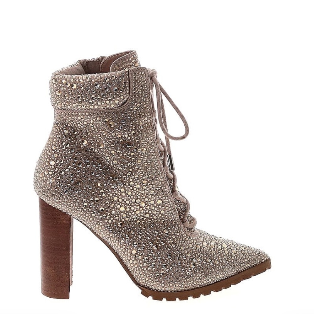 Steve Madden Silver Heeled Boots